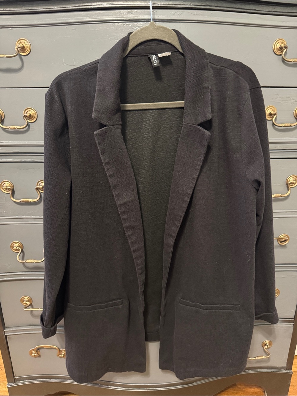 Divided Black Open-Front Blazer